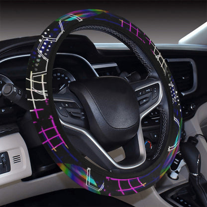 Honeycomb Abstract Steering Wheel Cover