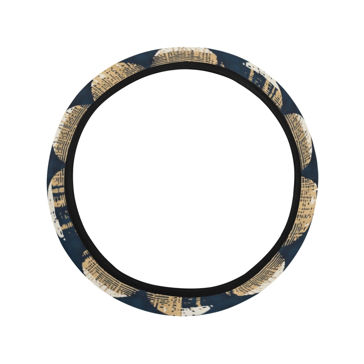 Abstract Circle Stripes Steering Wheel Cover