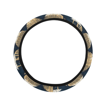 Abstract Circle Stripes Steering Wheel Cover