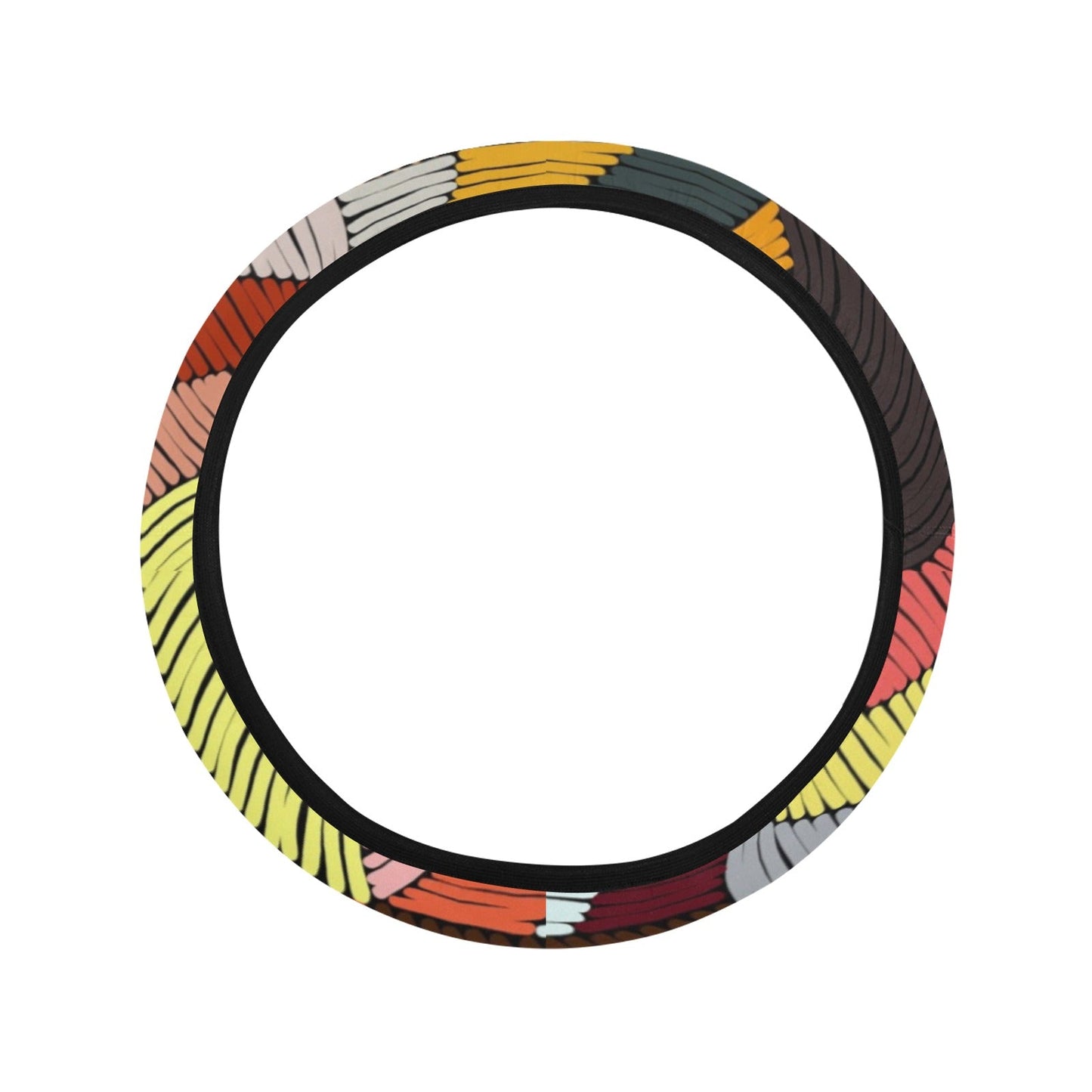 Colorful Pattern Steering Wheel Cover
