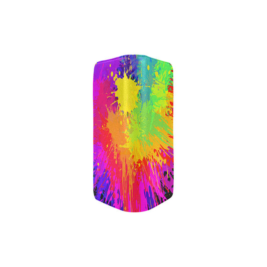 Colorful Paint Splatter Abstract Art Clutch Purse
