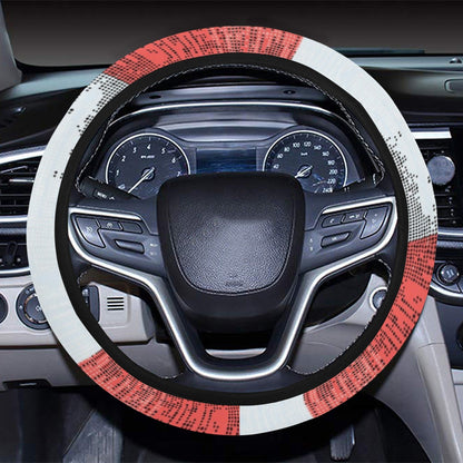 Abstract Blocks Steering Wheel Cover