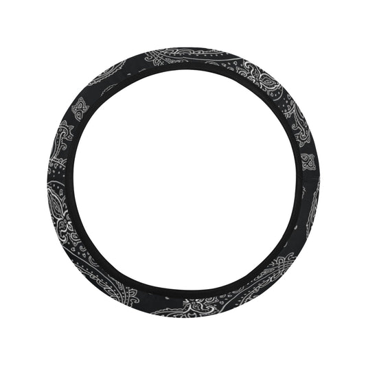 Black Elegant Decor Steering Wheel Cover