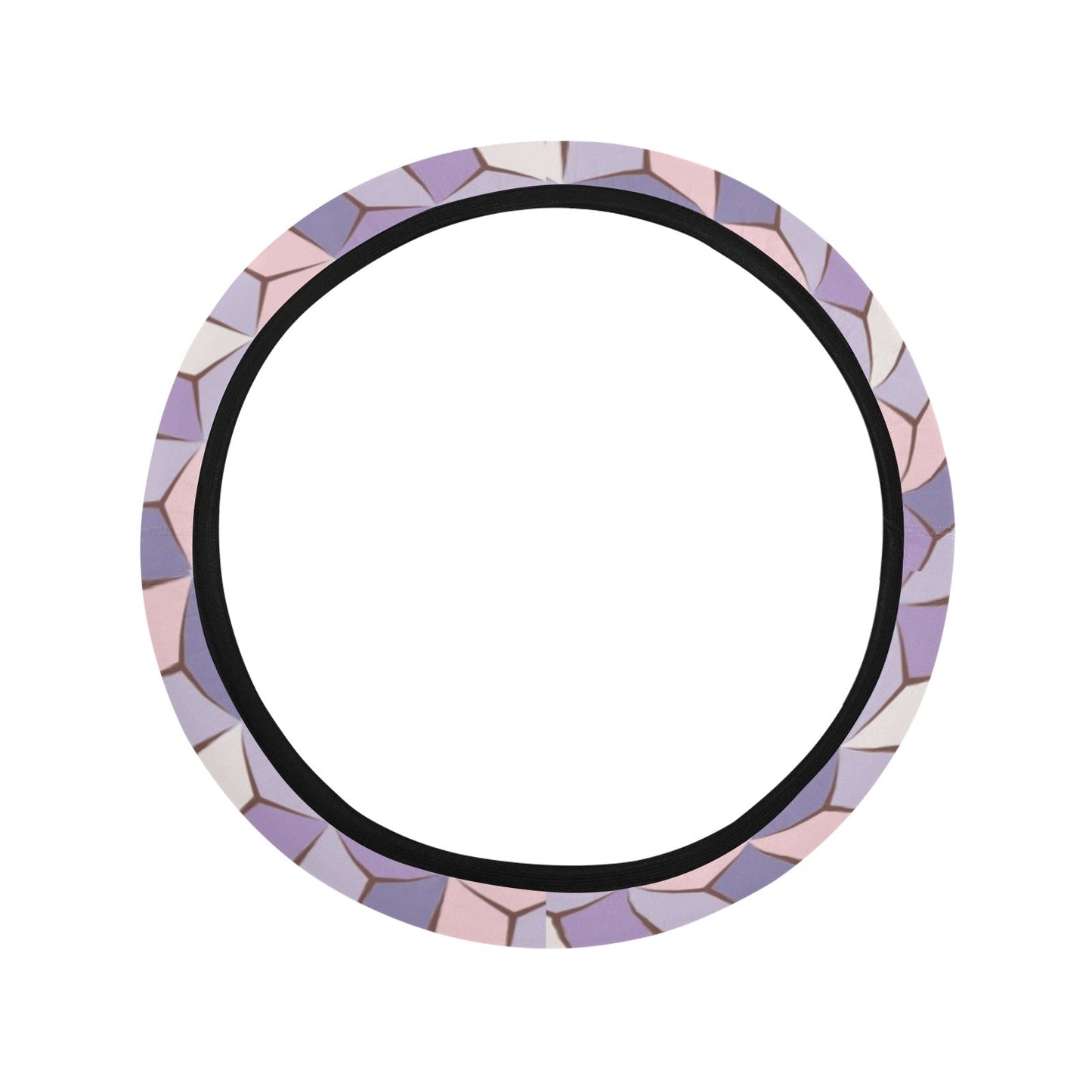 Blue Purple Abstract Steering Wheel Cover