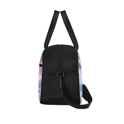 Blue & Pink Cotton Candy Tie Dye Fitness Bag Fitness