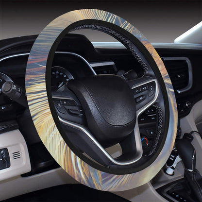 Feathers Steering Wheel Cover