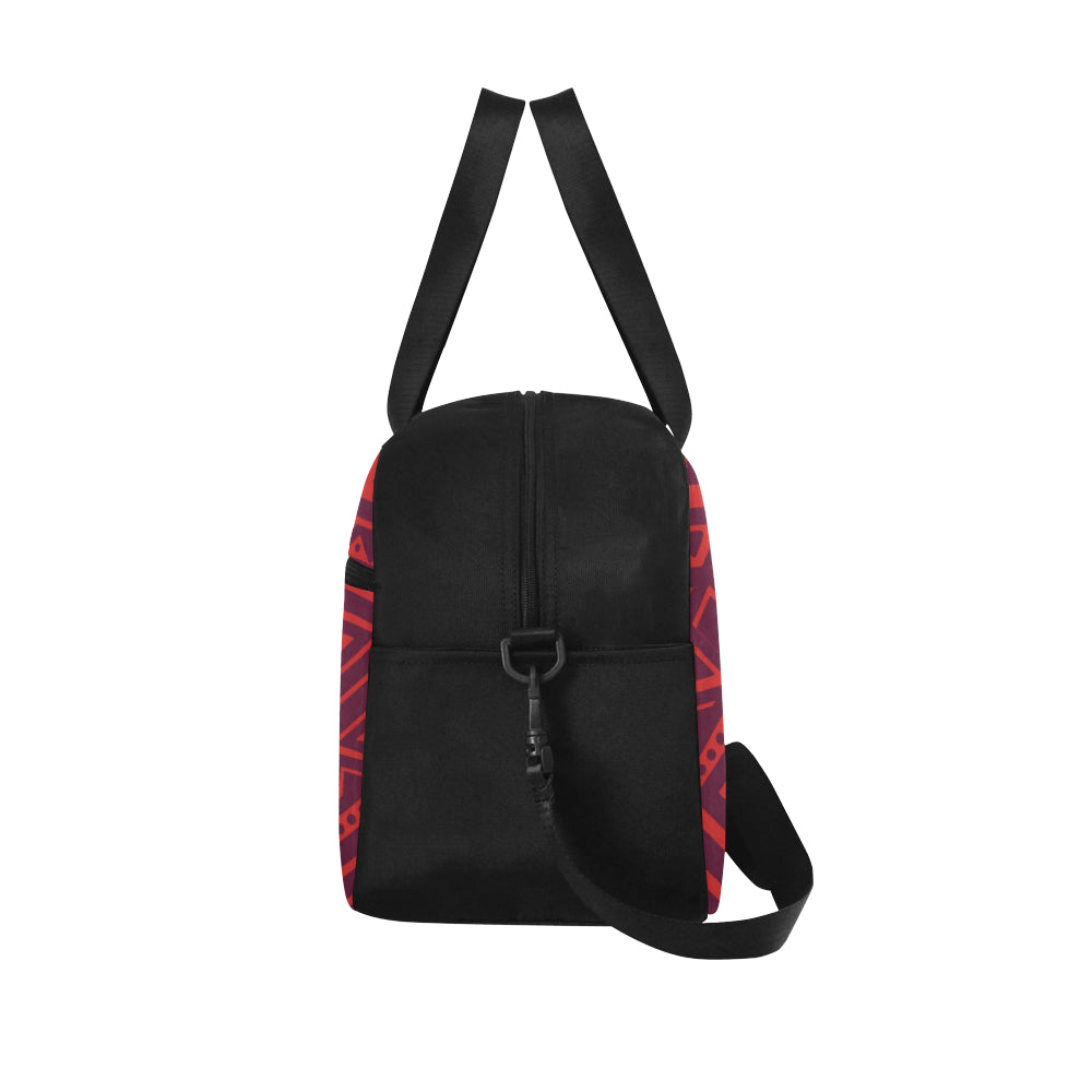 Red Tribal Polynesian Fitness Bag Fitness