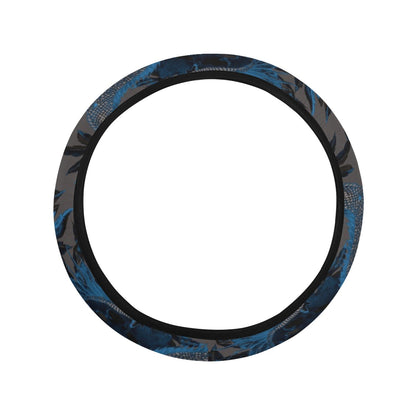 Blue Dragon Steering Wheel Cover