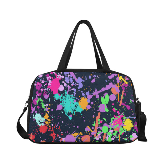 Colorful Paint Drip Abstract Art Fitness Bag Fitness