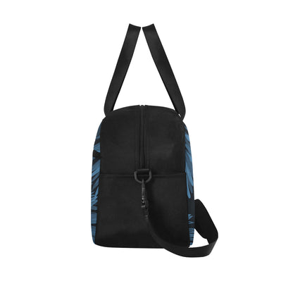 Dark Leaves Floral Fitness Bag Fitness