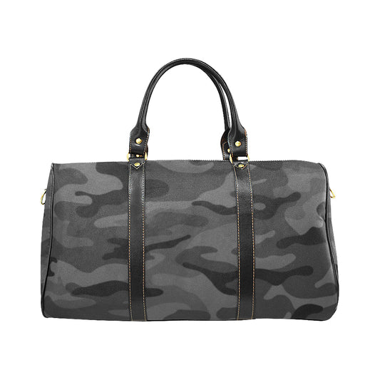 Dark Grey Camouflage Travel Bag