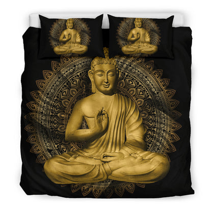 Buddha Statue Bedding Set
