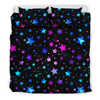Pink & Purple Stars Bedding Set