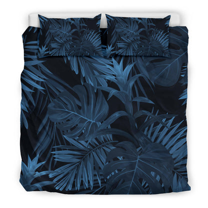 Dark Leaves Bedding Set