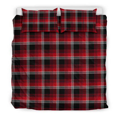 Red Plaid Bedding Set