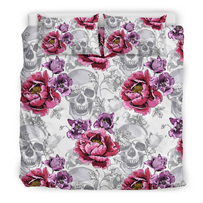 Skulls & Roses Bedding Set