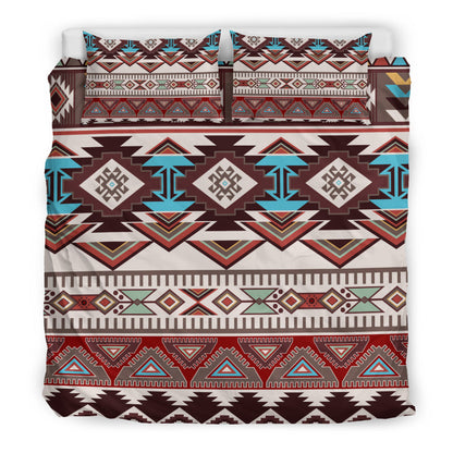 Brown Boho Aztec Bedding Set