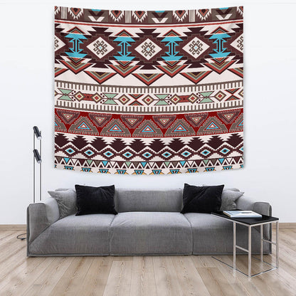 Brown Boho Aztec Wall Tapestry