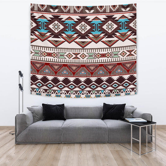 Brown Boho Aztec Wall Tapestry