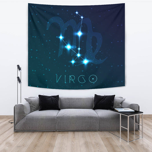 Virgo Zodiac Wall Tapestry