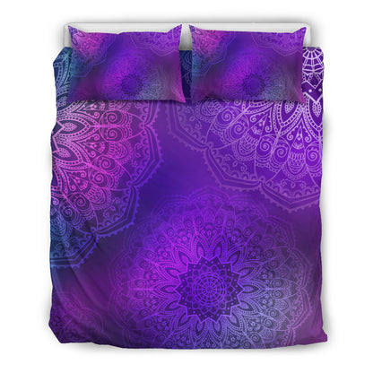 Purple Mandalas Bedding Set