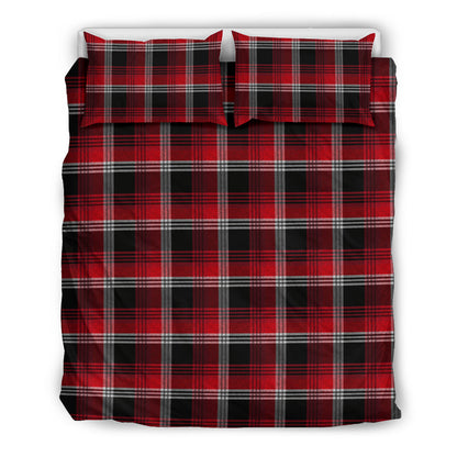 Red Plaid Bedding Set