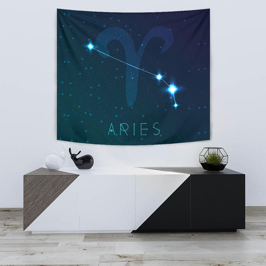 Aries Zodiac Wall Tapestry