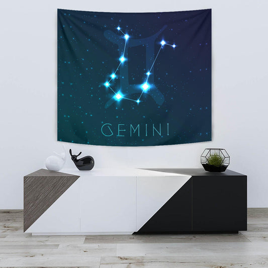 Gemini Zodiac Wall Tapestry