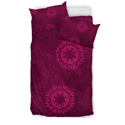 Magenta Mandalas Bedding Set