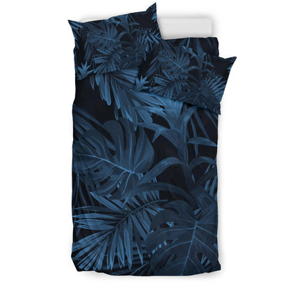 Dark Leaves Bedding Set