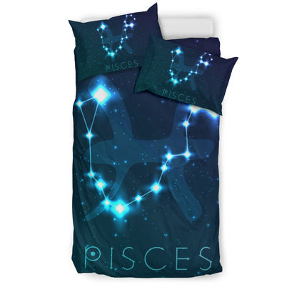 Pisces Zodiac Bedding Set