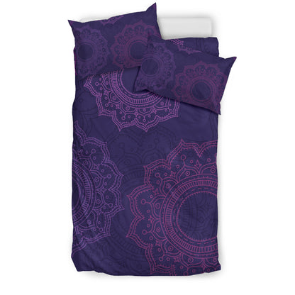 Purple Mandalas Bedding Set