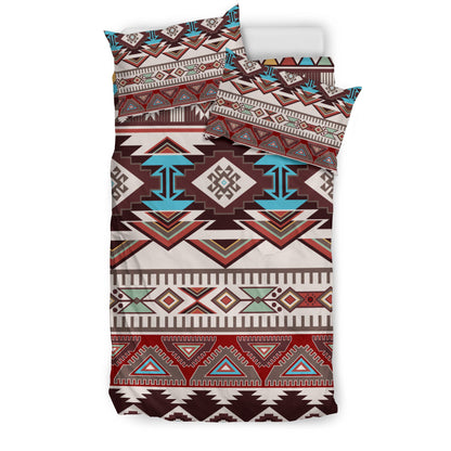 Brown Boho Aztec Bedding Set