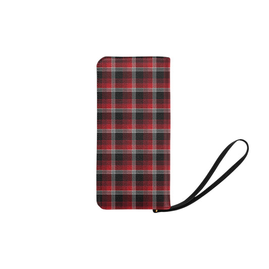 Red Plaid Clutch Purse