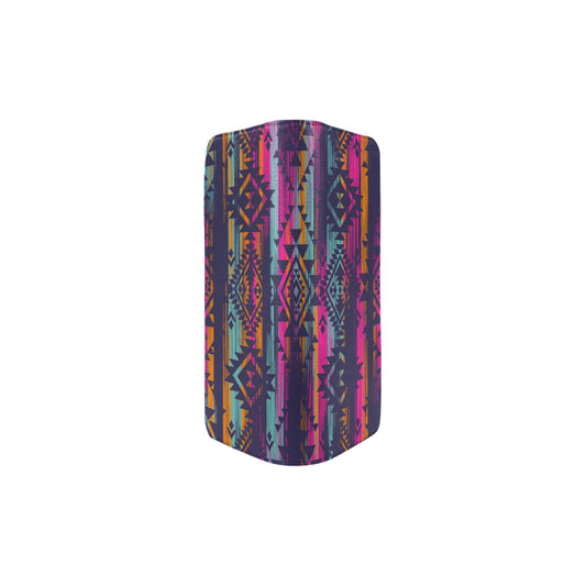 Colorful Boho Aztec Streaks Clutch Purse