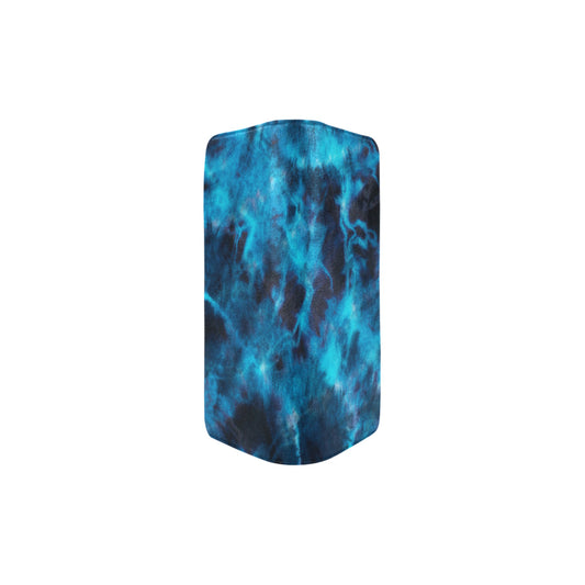 Blue Tie Dye Grunge Clutch Purse