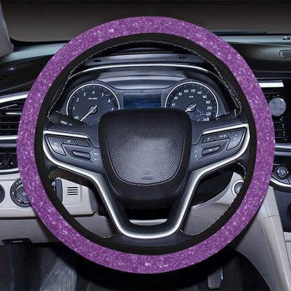 Purple Confetti Steering Wheel Cover Steering