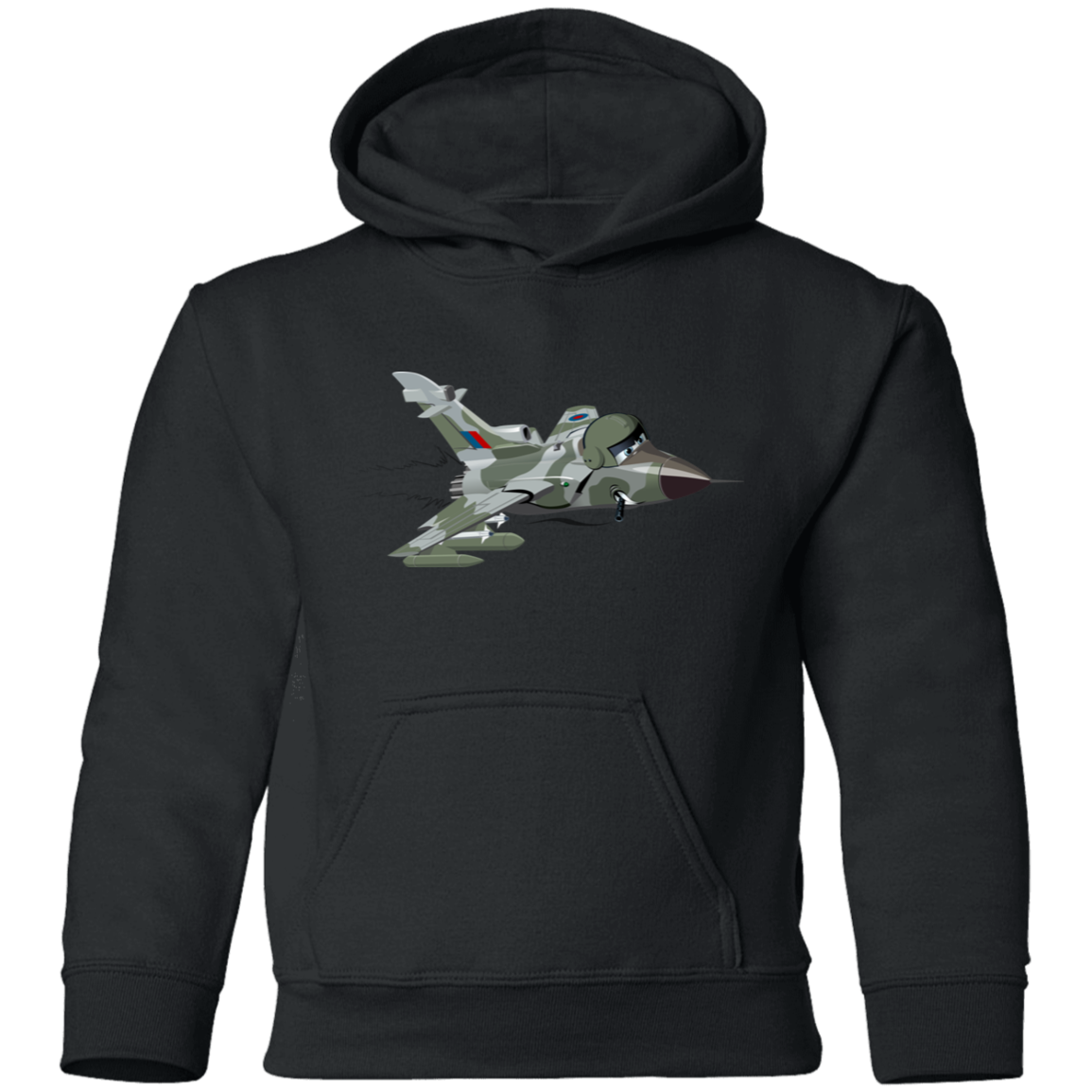 Fighter Jet Kids Hoodie