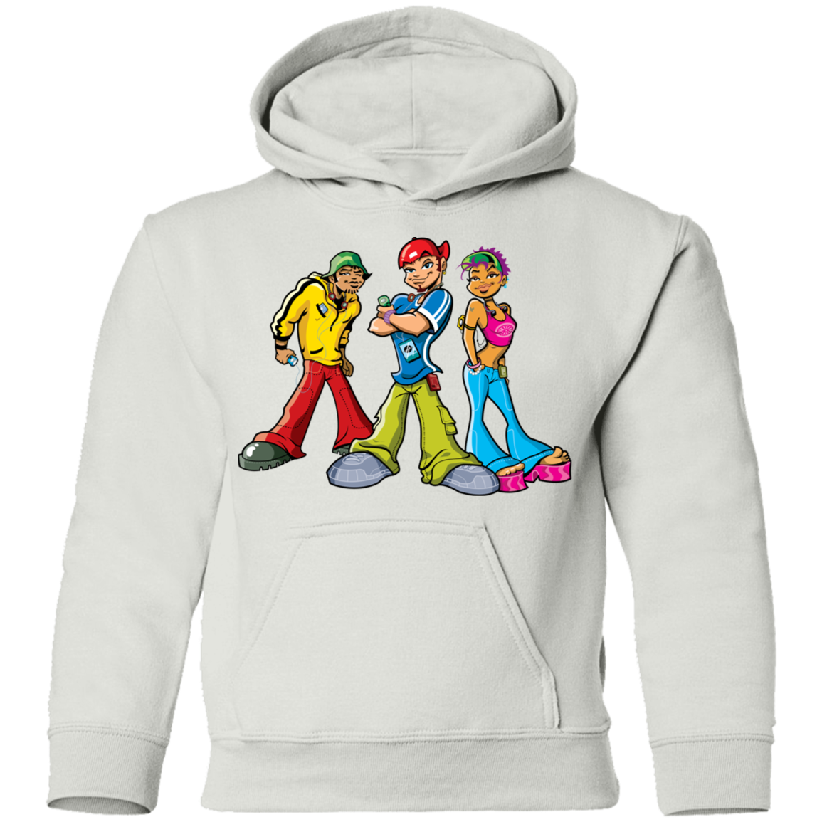 Hip Hop Cartoons Kids Hoodie
