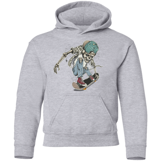 Skeleton Skater Kids Hoodie
