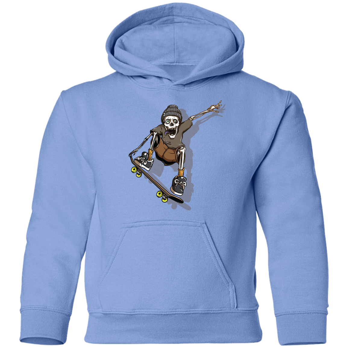 Skeleton Skater Kids Hoodie