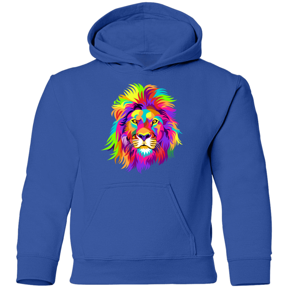 Colorful Lion Kids Hoodie