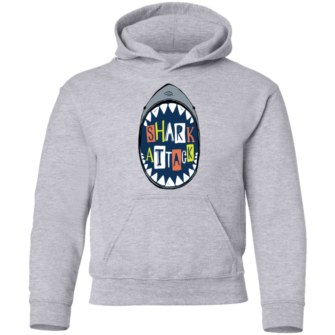 Shark Attack Kids Hoodie