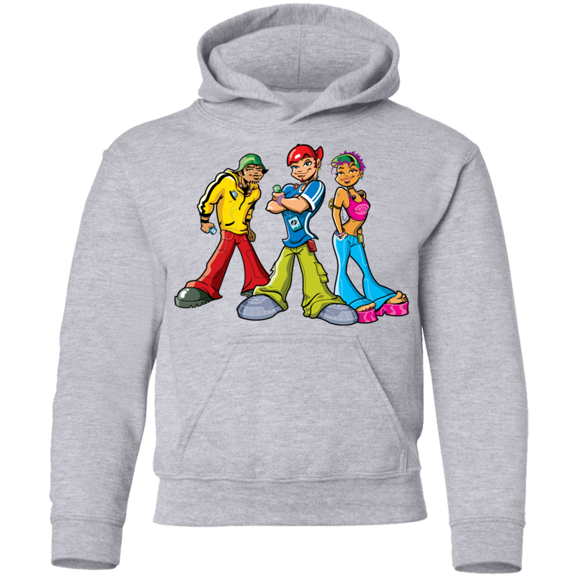 Hip Hop Cartoons Kids Hoodie