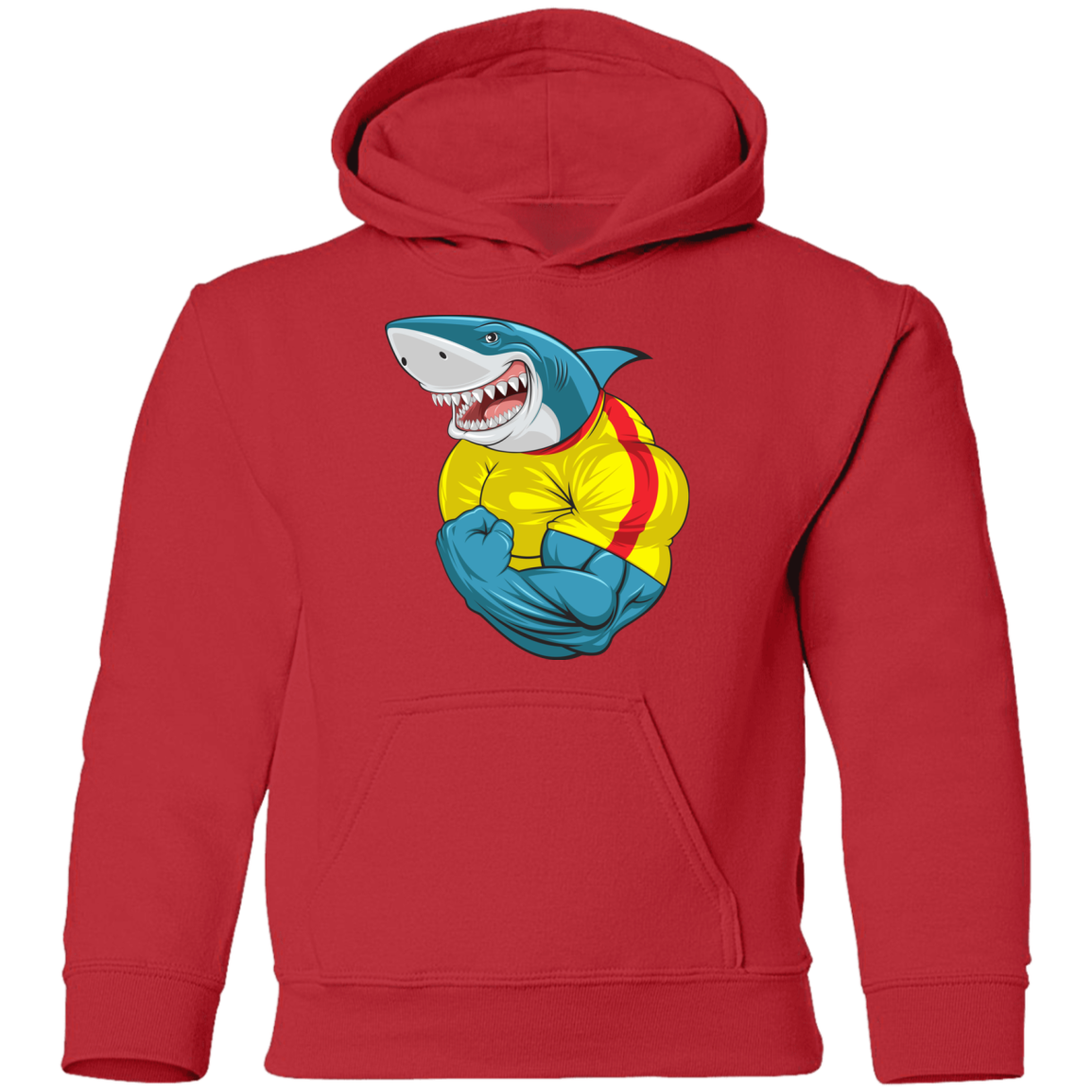 Muscle Shark Kids Hoodie