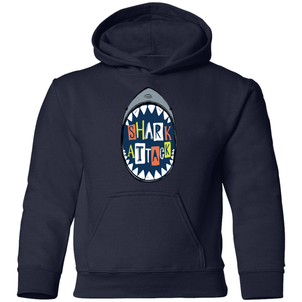 Shark Attack Kids Hoodie