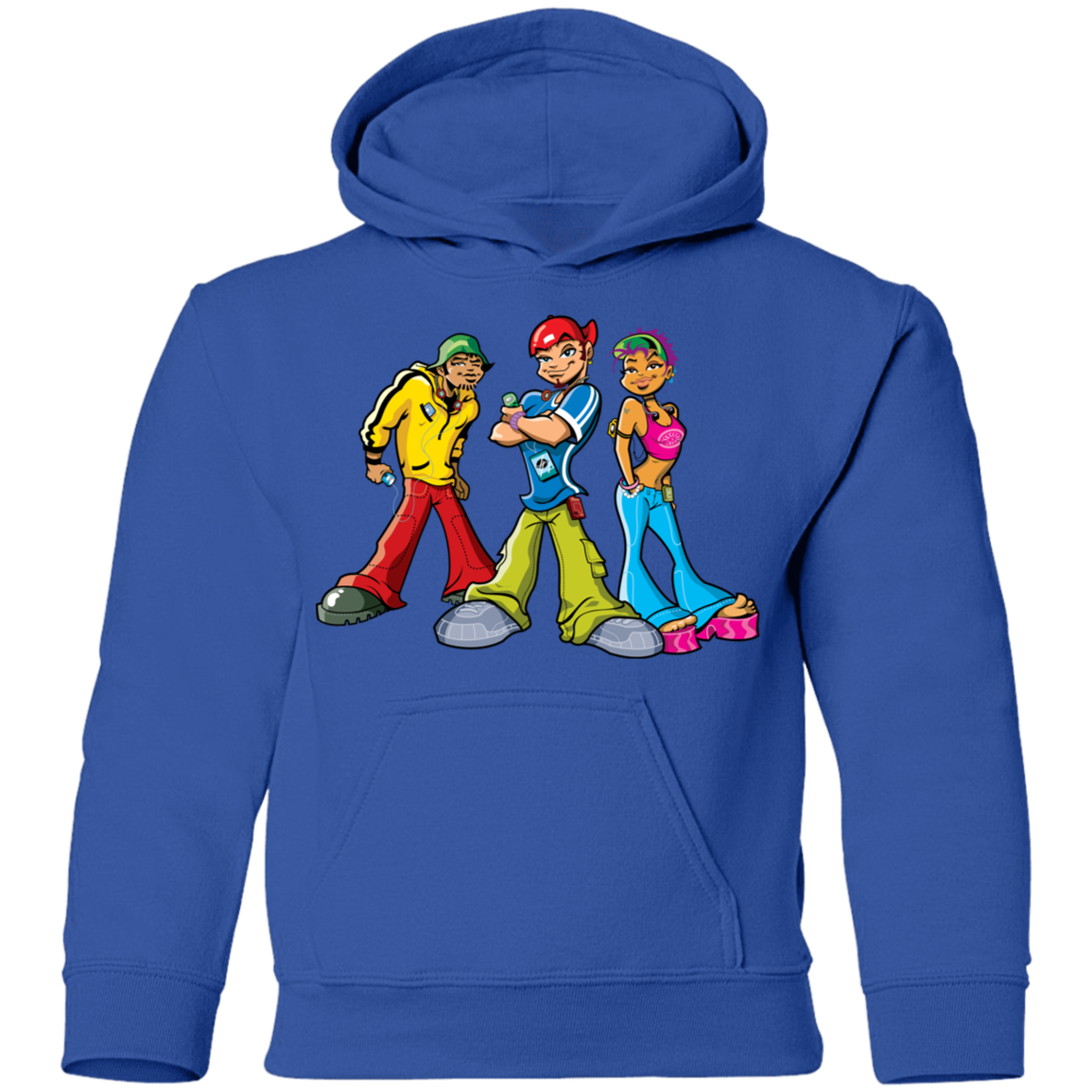 Hip Hop Cartoons Kids Hoodie