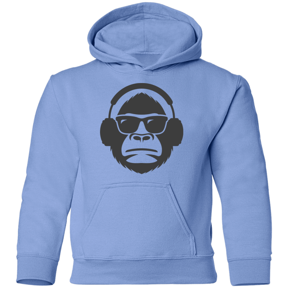 Monkey Headphones Kids Hoodie
