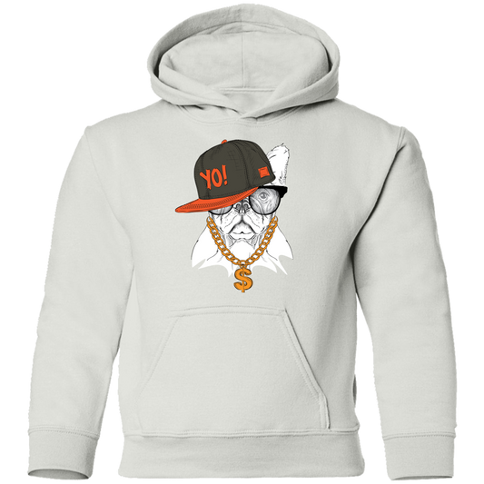 Hip Hop French Bulldog Kids Hoodie