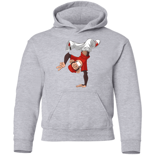 Monkey Hand Stand Kids Hoodie